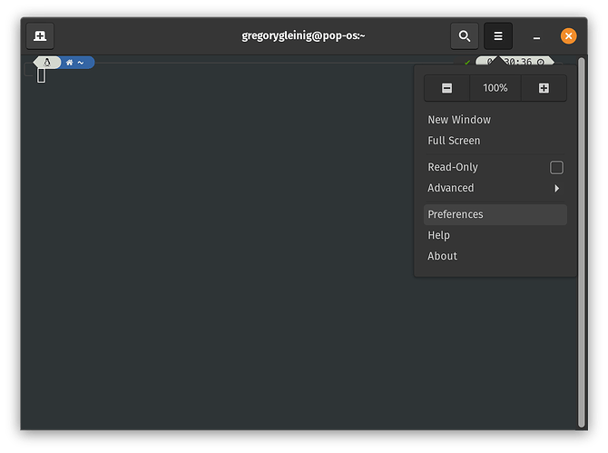 Linux Terminal Settings